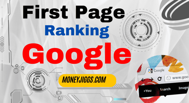 Get on the First Page of Google Moneyjiggs.com